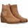 Schoenen Dames Enkellaarzen Ideal Shoes 73069 Brown