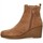 Schoenen Dames Enkellaarzen Ideal Shoes 73069 Brown