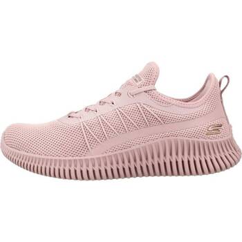 Schoenen Dames Sneakers Skechers BOBS GEO-NEW AESTHETICS Roze