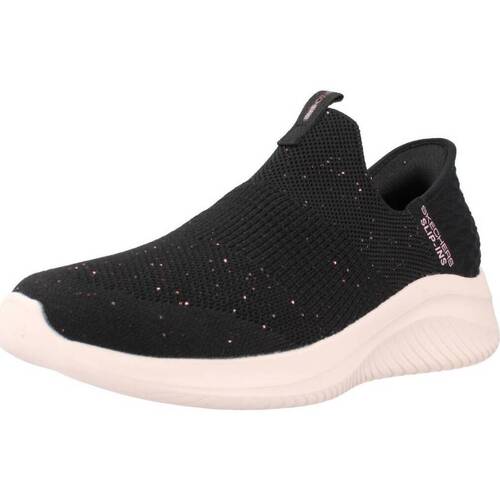 Schoenen Dames Sneakers Skechers SLIP-INS: ULTRA FLEX 3.0 Zwart