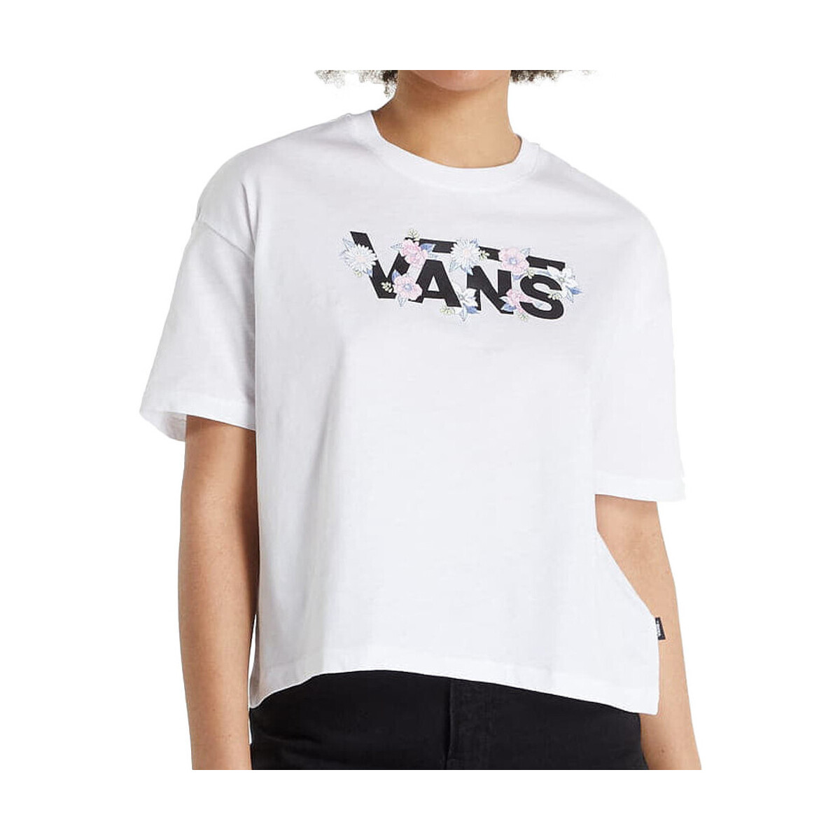 Textiel Dames T-shirts & Polo’s Vans  Wit