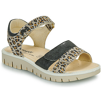 Schoenen Meisjes Sandalen / Open schoenen Primigi AXEL Zwart / Leopard