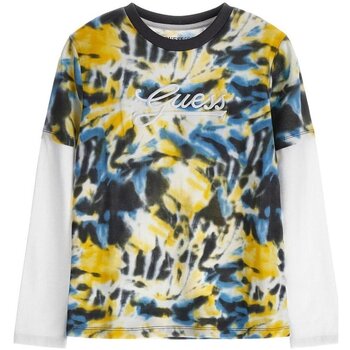 Textiel Kinderen T-shirts & Polo’s Guess L3YI33 K8HM3 Multicolour