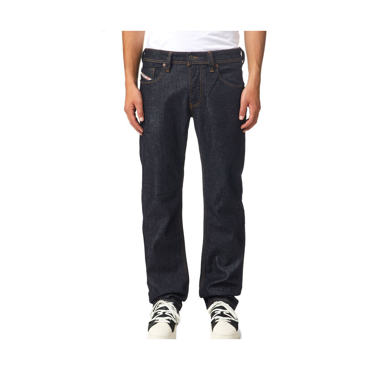 Textiel Heren Straight jeans Diesel  Zwart