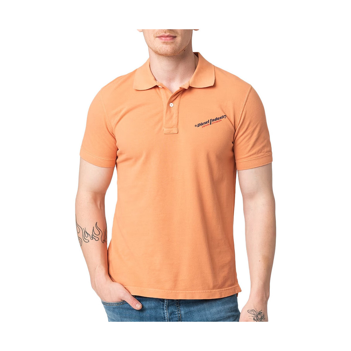 Textiel Heren T-shirts & Polo’s Diesel  Orange