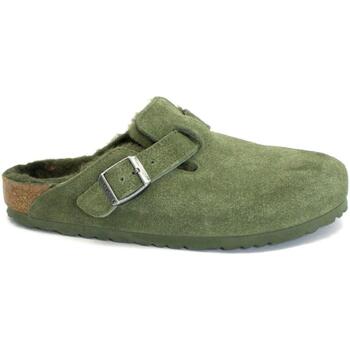 Schoenen Dames Leren slippers Birkenstock BIR-CCC-1025667-TH Groen