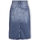 Textiel Dames Rokken Object Noos Harlow Midi Skirt - Medium Blue Denim Blauw