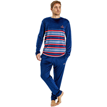 Textiel Heren Pyjama's / nachthemden Munich MUDP0152 Blauw