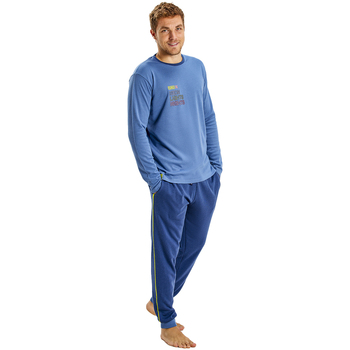 Textiel Heren Pyjama's / nachthemden Munich MUDP0452 Blauw