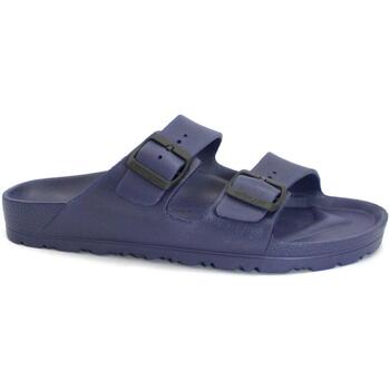 Schoenen Heren Leren slippers Grunland GRU-CCC-CI2613-BLU Blauw