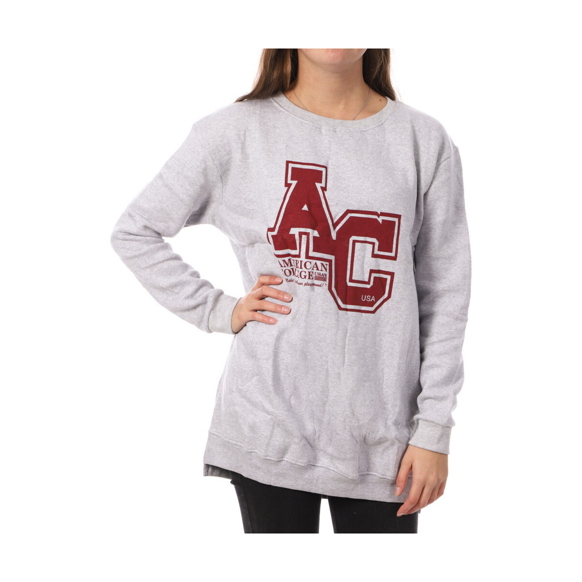 Textiel Dames Sweaters / Sweatshirts American College  Grijs