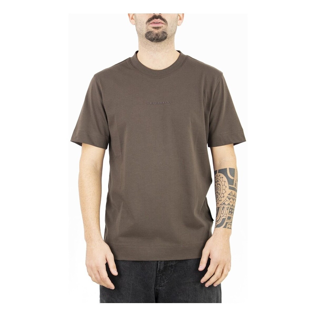 Textiel Heren T-shirts & Polo’s Gazzarrini  Brown