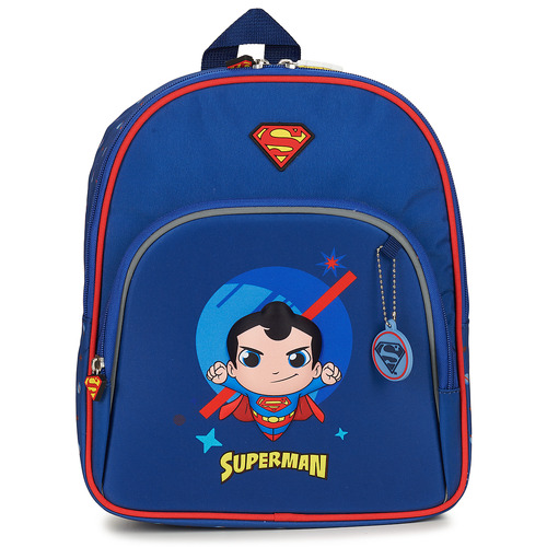Tassen Jongens Schooltassen Back To School SUPER FRIENDS SUPERMAN 25 CM Blauw