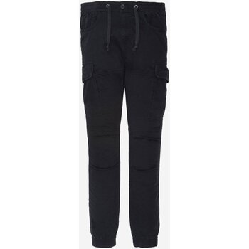 Textiel Heren Broeken / Pantalons Schott TRRELAX70 Zwart