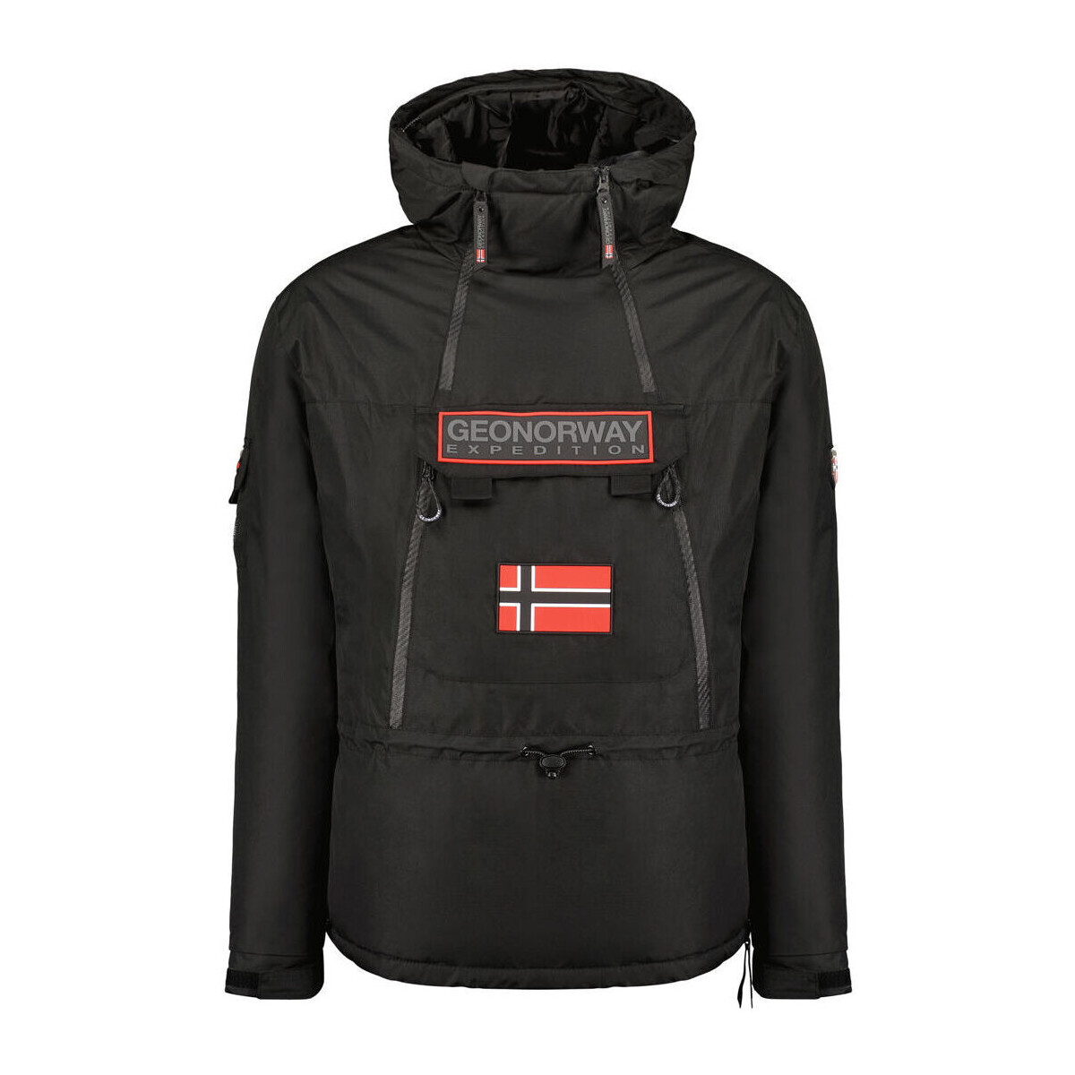 Textiel Heren Trainings jassen Geographical Norway Benyamine054 Man Black Zwart