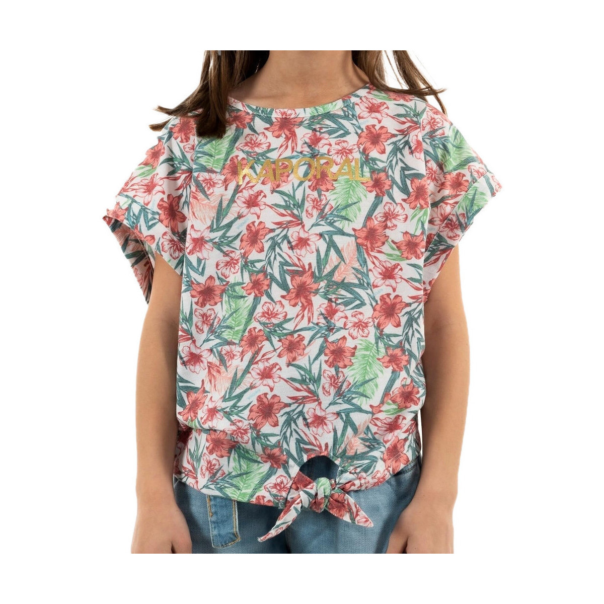 Textiel Meisjes T-shirts & Polo’s Kaporal  Wit