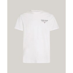 Textiel Heren T-shirts korte mouwen Tommy Hilfiger DM0DM18265 Wit