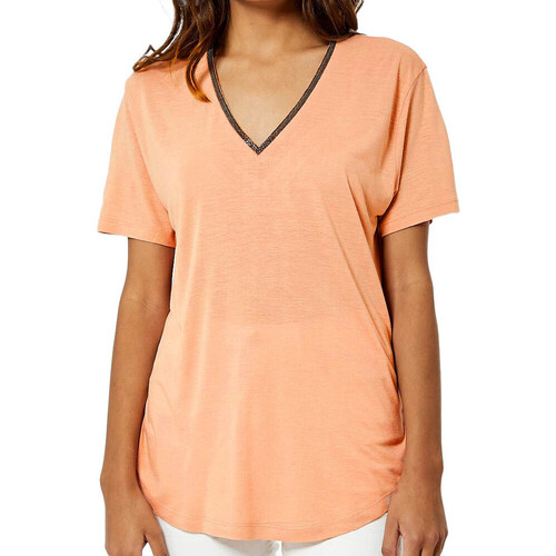 Textiel Dames T-shirts korte mouwen Kaporal  Orange