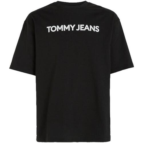 Textiel Heren T-shirts korte mouwen Tommy Hilfiger  Zwart