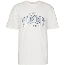 Textiel Heren T-shirts korte mouwen Tommy Hilfiger  Wit