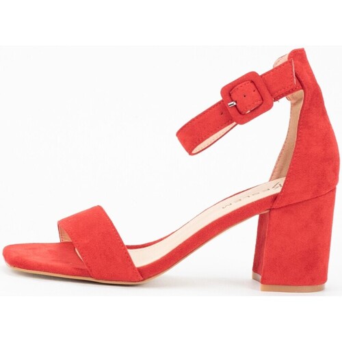 Schoenen Dames Sandalen / Open schoenen Keslem Sandalias  en color rojo para Rood