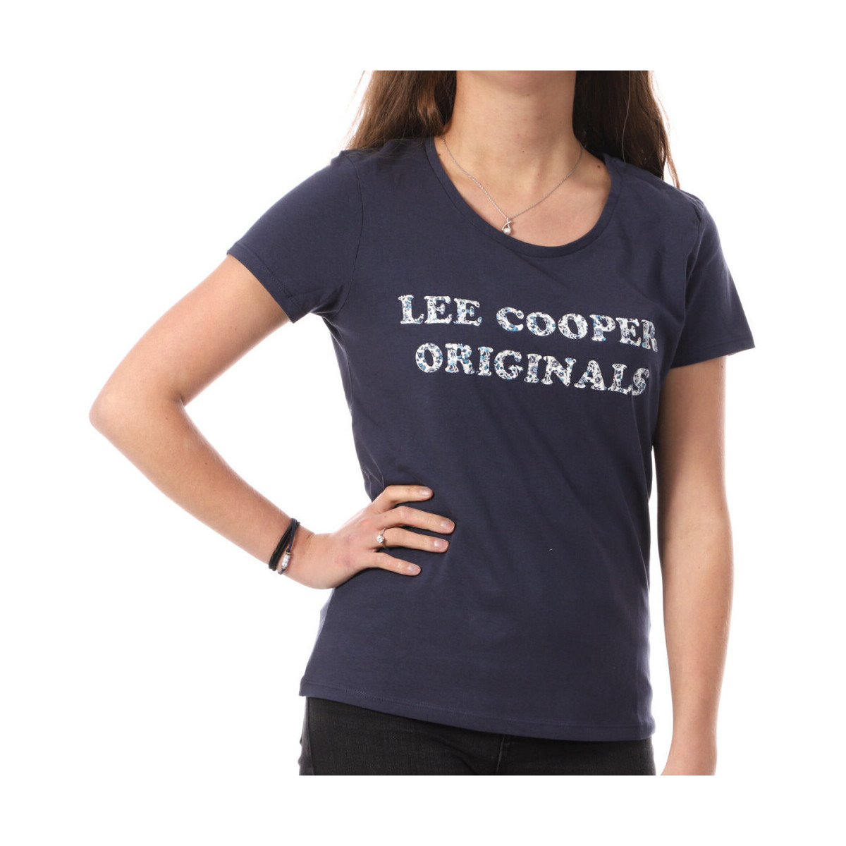 Textiel Dames T-shirts & Polo’s Lee Cooper  Blauw