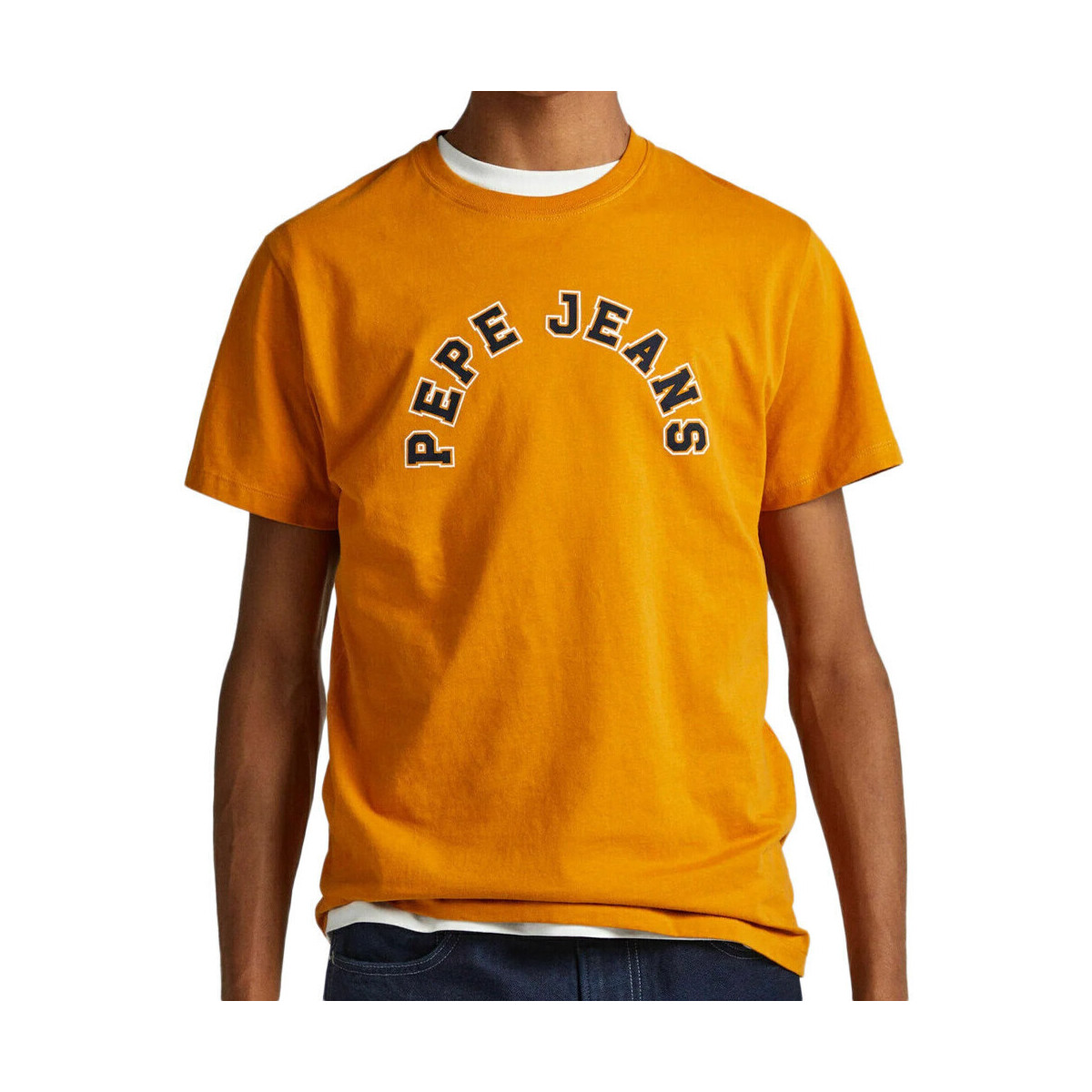 Textiel Heren T-shirts & Polo’s Pepe jeans  Geel