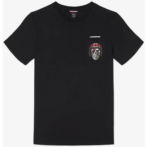 Textiel Heren T-shirts & Polo’s Le Temps des Cerises T-shirt HOLT Zwart