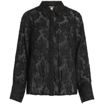 Textiel Dames Tops / Blousjes Vila Kyoto Shirt L/S - Black Zwart