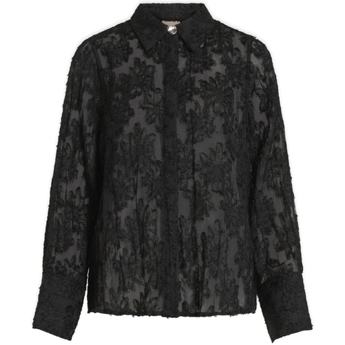 Textiel Dames Tops / Blousjes Vila Kyoto Shirt L/S - Black Zwart