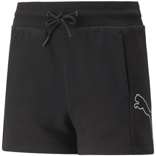 Textiel Meisjes Korte broeken / Bermuda's Puma  Zwart