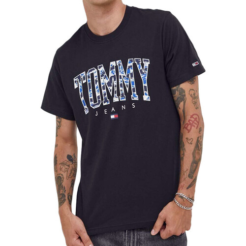 Textiel Heren T-shirts & Polo’s Tommy Hilfiger  Zwart