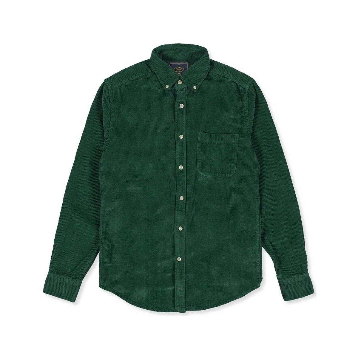 Textiel Heren Overhemden lange mouwen Portuguese Flannel Lobo Shirt - Green Groen