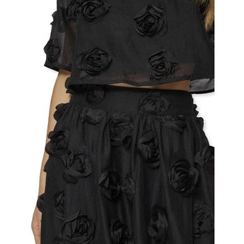 Vila Flory Skirt L/S - Black Zwart