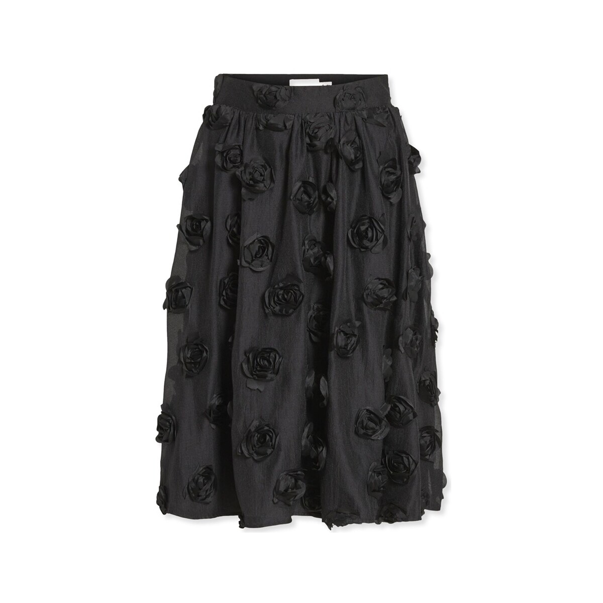 Textiel Dames Rokken Vila Flory Skirt L/S - Black Zwart