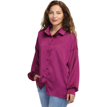 Textiel Dames Overhemden La Modeuse 69064_P161024 Roze