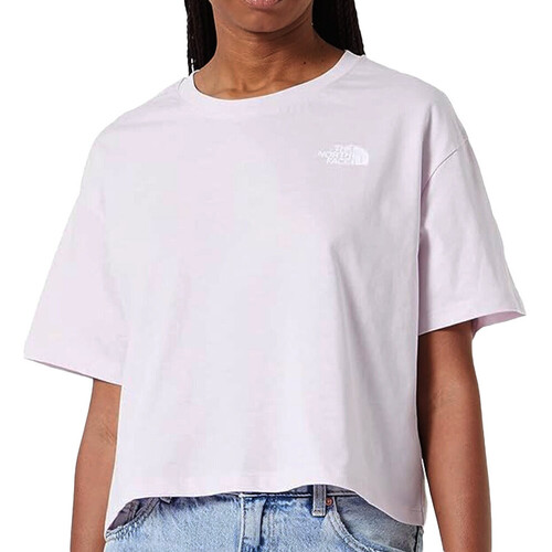 Textiel Meisjes T-shirts & Polo’s The North Face  Violet