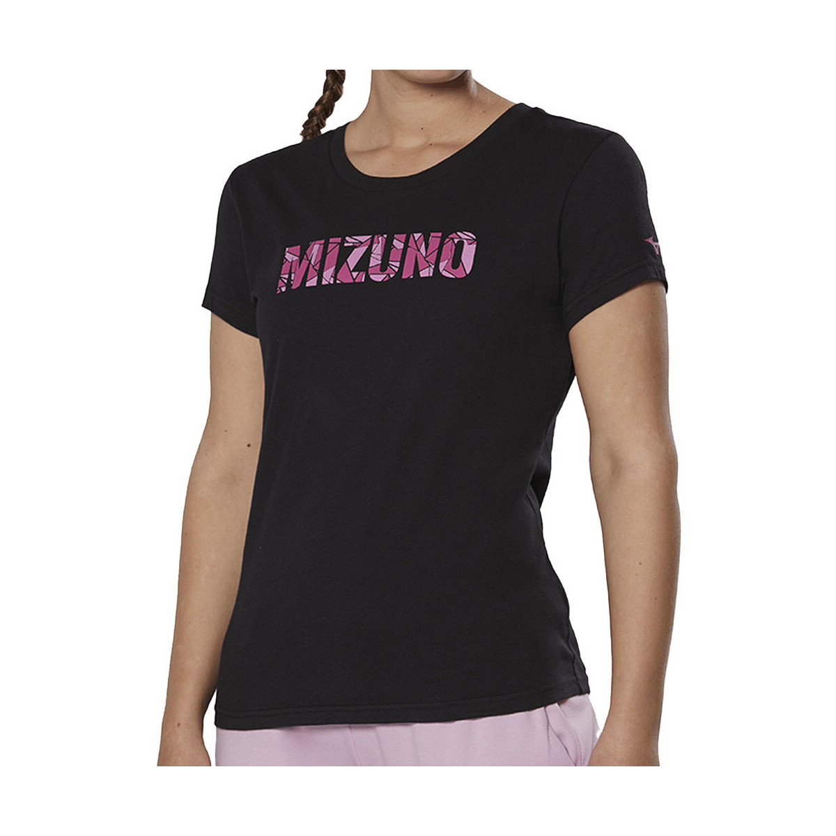 Textiel Dames T-shirts & Polo’s Mizuno  Zwart