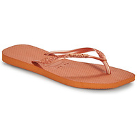 Schoenen Dames Slippers Havaianas SLIM SQUARE GLITTER Orange
