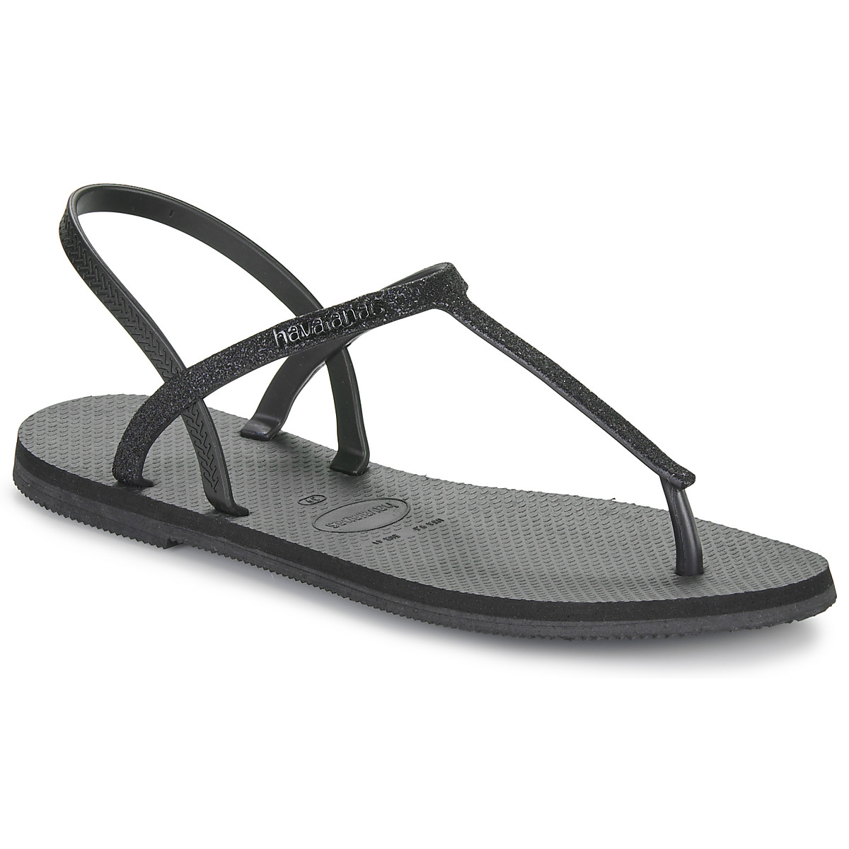 Schoenen Dames Sandalen / Open schoenen Havaianas PARATY GLITTER Zwart