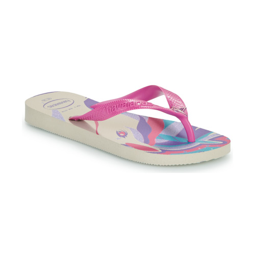 Schoenen Meisjes Slippers Havaianas KIDS FANTASY Roze / Blauw