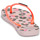 Schoenen Meisjes Slippers Havaianas KIDS SLIM GLITTER Roze / Zwart