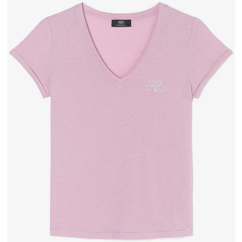 Textiel Dames T-shirts & Polo’s Le Temps des Cerises T-shirt SMALLVTR Roze