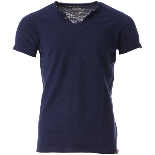 Textiel Heren T-shirts korte mouwen La Maison Blaggio  Blauw