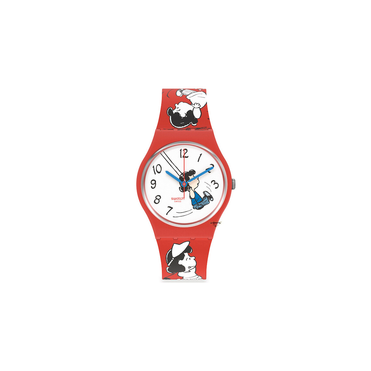 Horloges & Sieraden Analoge horloges Swatch Orologio  Klunk!
 -  - SO28Z106 Rood