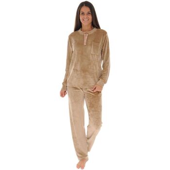 Textiel Dames Pyjama's / nachthemden Christian Cane CYBELE Brown