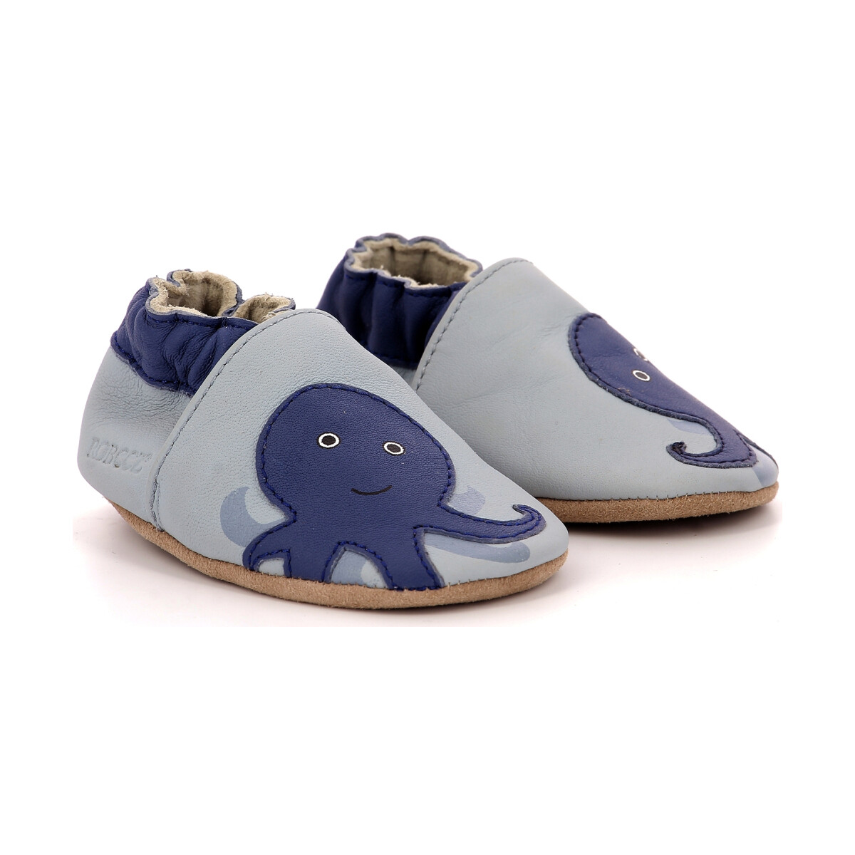 Schoenen Jongens Babyslofjes Robeez Weird Octopus Blauw