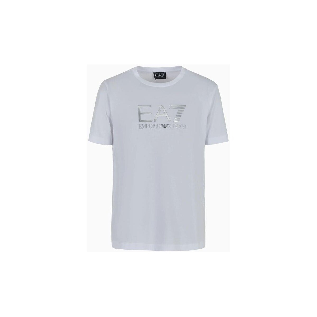 Textiel Heren T-shirts korte mouwen Emporio Armani EA7 3DPT71 PJM9Z Wit