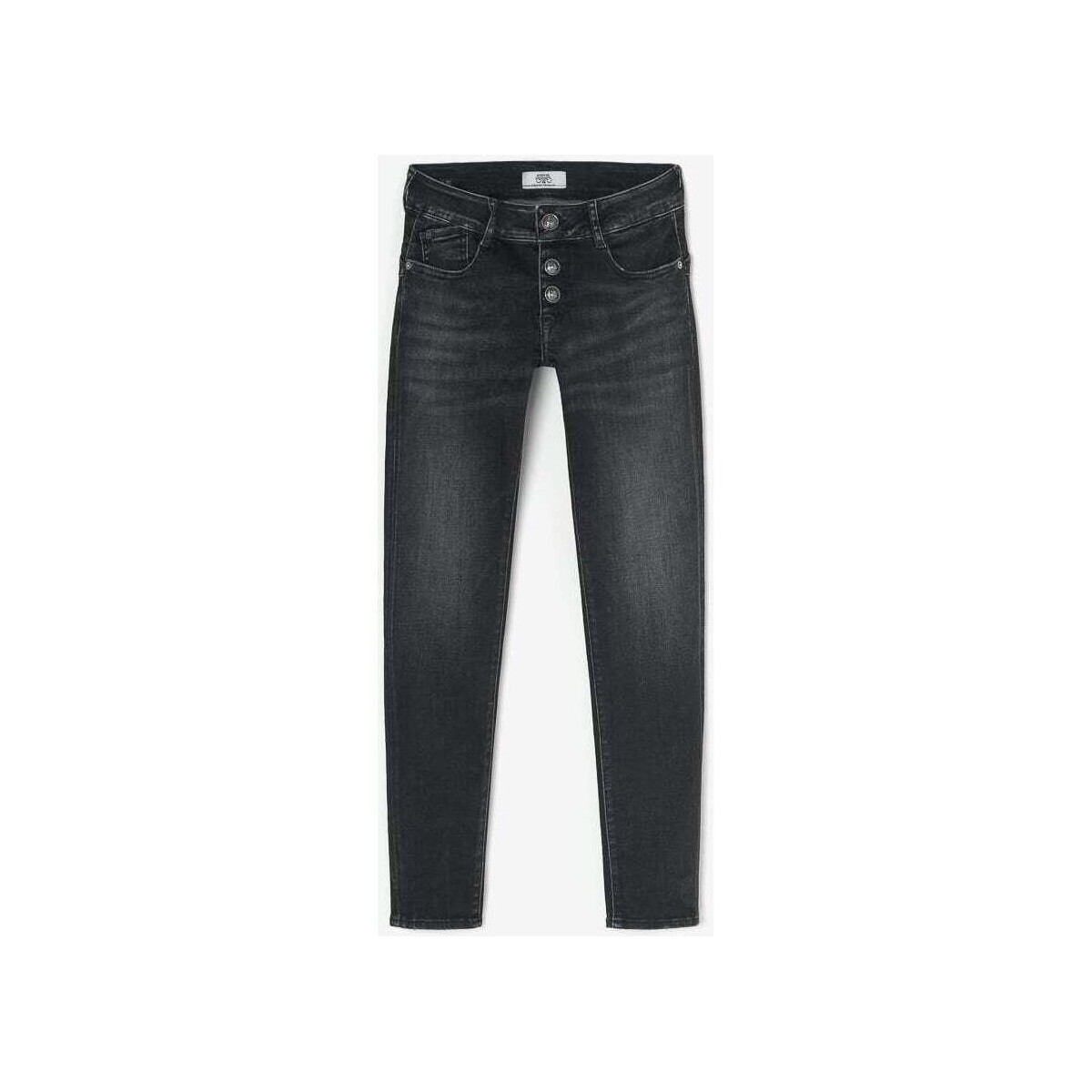 Textiel Dames Jeans Le Temps des Cerises Jeans push-up slim PULP, 7/8 Zwart