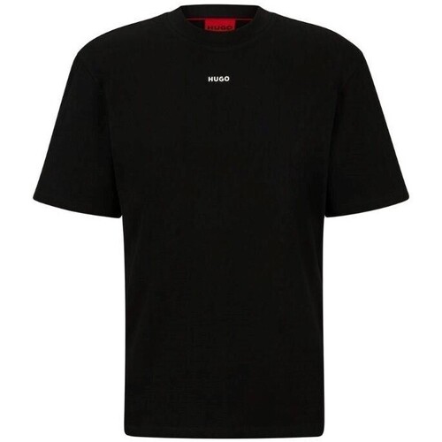 Textiel Heren T-shirts korte mouwen BOSS 50488330 DAPOLINO Zwart